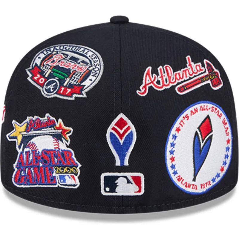 gorra-plana-negra-ajustada-59fifty-all-over-de-atlanta-braves-mlb-de-new-era