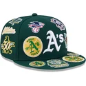 new-era-flat-brim-59fifty-all-over-oakland-athletics-mlb-green-fitted-cap