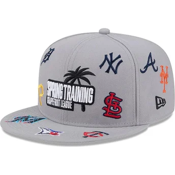 Cap rovná gray snapback 9FIFTY Scattered Grapefruit League MLB New Era