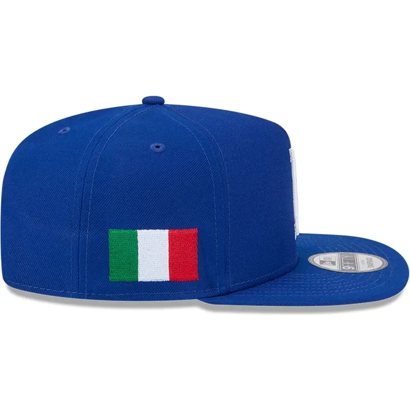 blaue-flache-snapback-kappe-9fifty-a-frame-italy-world-baseball-classic-2026-von-world-baseball-classic-von-new-era