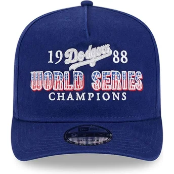 Čepice zaoblená modrá snapback 9FIFTY A Frame Historic Los Angeles Dodgers MLB New Era