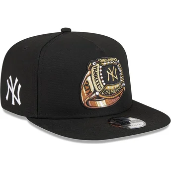 Cap rovná black snapback 9FIFTY A Frame Ring New York Yankees MLB New Era