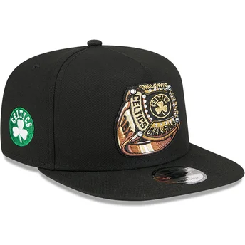 Čepice rovná černá snapback 9FIFTY A Frame Ring Boston Celtics NBA New Era