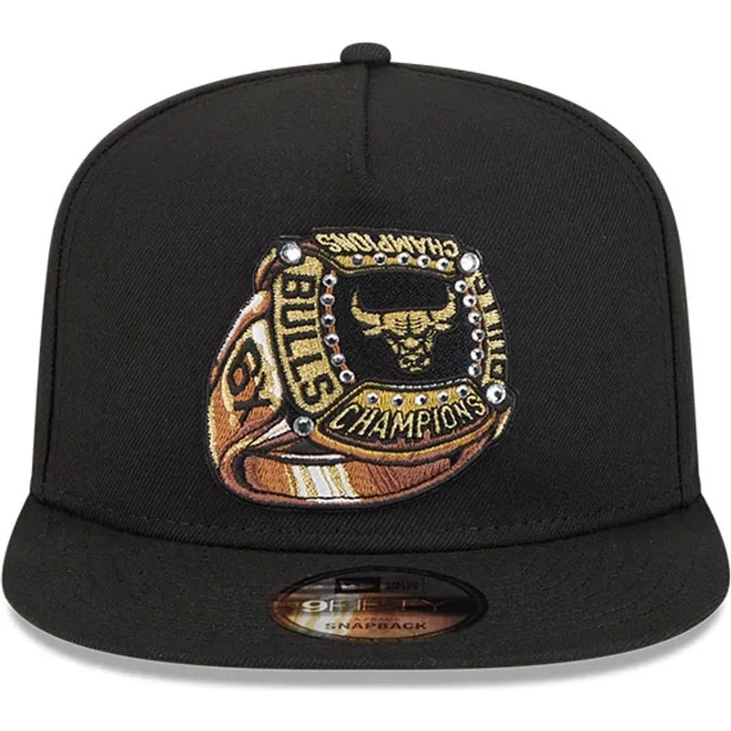 svart-platt-keps-snapback-9fifty-a-frame-ring-fran-chicago-bulls-nba-av-new-era