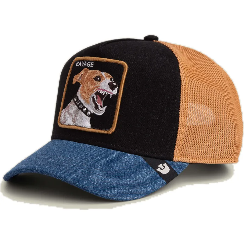 gorra-trucker-multicolor-perro-savage-dawg-that-dawg-in-me-the-farm-de-goorin-bros
