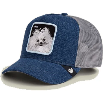 Čepice zaoblená modrá snapback Diva Dawg That Dawg In Me The Farm Goorin Bros.
