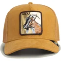 cepice-zaoblena-hneda-snapback-golden-goat-metallic-the-farm-goorin-bros