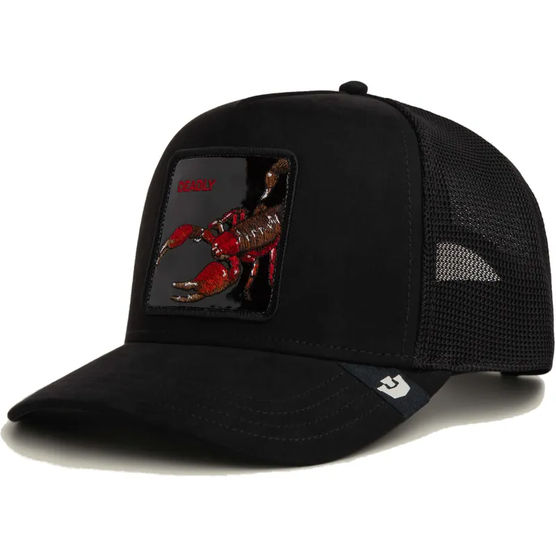 cepice-zaoblena-cerna-snapback-deadly-black-out-scorpion-metallic-the-farm-goorin-bros