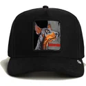 cepice-zaoblena-cerna-snapback-black-out-doberman-metallic-the-farm-goorin-bros
