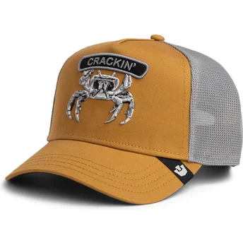Trucker-Cap braun Krabbe Classic Rocker Crackin' The Farm von Goorin Bros.