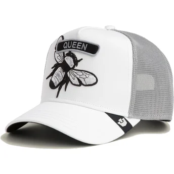 Čepice zaoblená bílá snapback Classic Rocker Queen The Farm Goorin Bros.