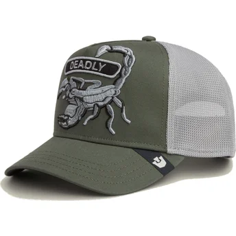 Čepice zaoblená žádné zvíře zelená snapback escorpión Classic Rocker Deadly The Farm The Farm de Goorin Bros.