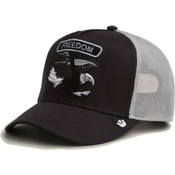 Čepice zaoblená žádné zvíře černá snapback águila Classic Rocker Freedom The Farm The Farm de Goorin Bros.