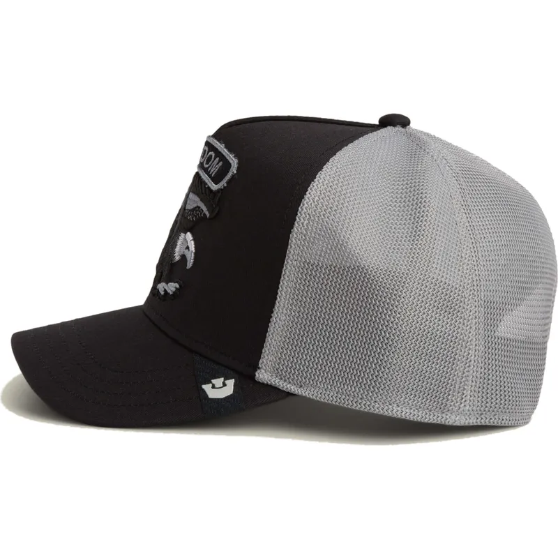 svart-trucker-keps-orn-classic-rocker-freedom-the-farm-fran-goorin-bros