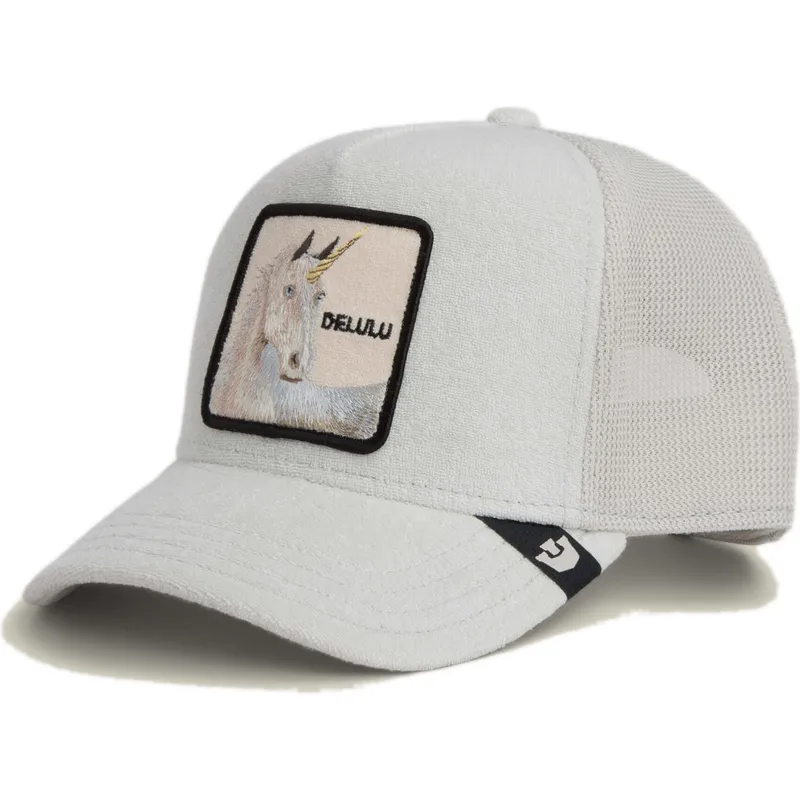 cepice-zaoblena-zadne-zvire-seda-snapback-unicornio-delulu-terry-cloth-the-farm-the-farm-de-goorin-bros