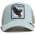 cepice-zaoblena-modra-snapback-denim-eagle-the-farm-goorin-bros