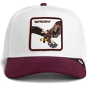 cepice-zaoblena-cervena-snapback-represent-microsuede-eagle-the-farm-goorin-bros