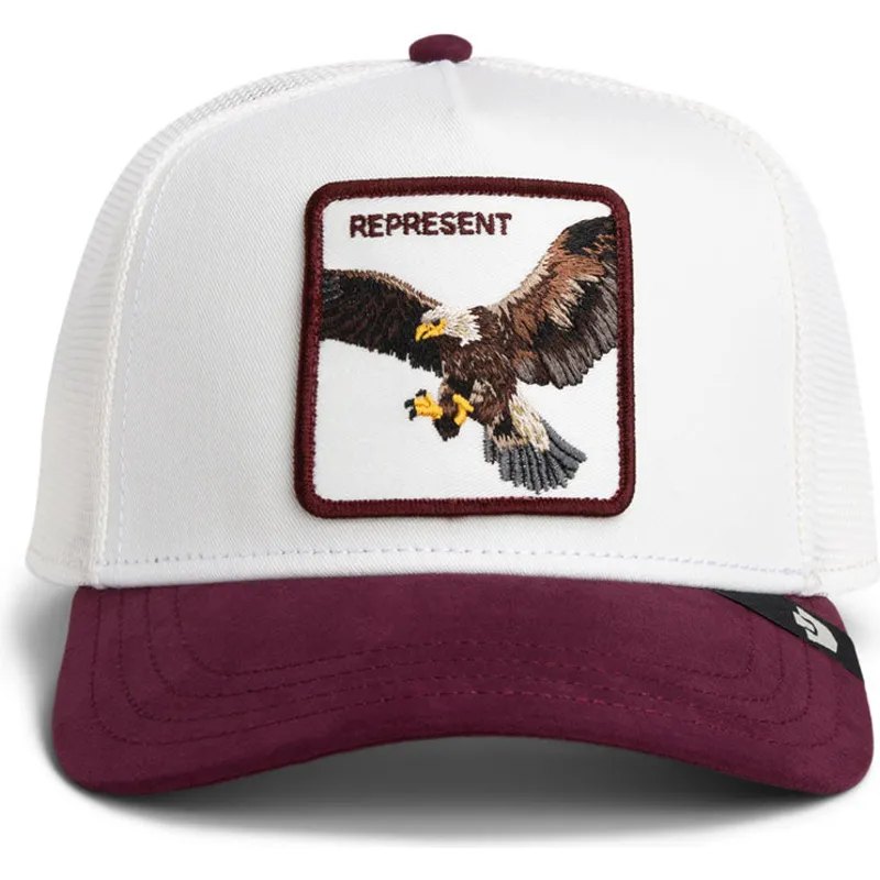 cepice-zaoblena-cervena-snapback-represent-microsuede-eagle-the-farm-goorin-bros