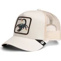 beige-trucker-keps-skorpion-deadly-scorpion-the-farm-fran-goorin-bros