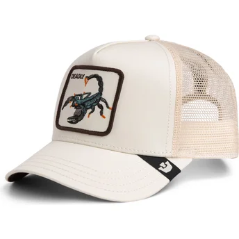 Čepice zaoblená béžová snapback Deadly Scorpion The Farm Goorin Bros.