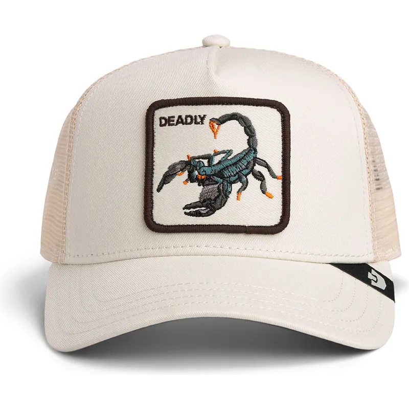 cepice-zaoblena-zadne-zvire-bezova-snapback-escorpion-deadly-scorpion-the-farm-the-farm-de-goorin-bros