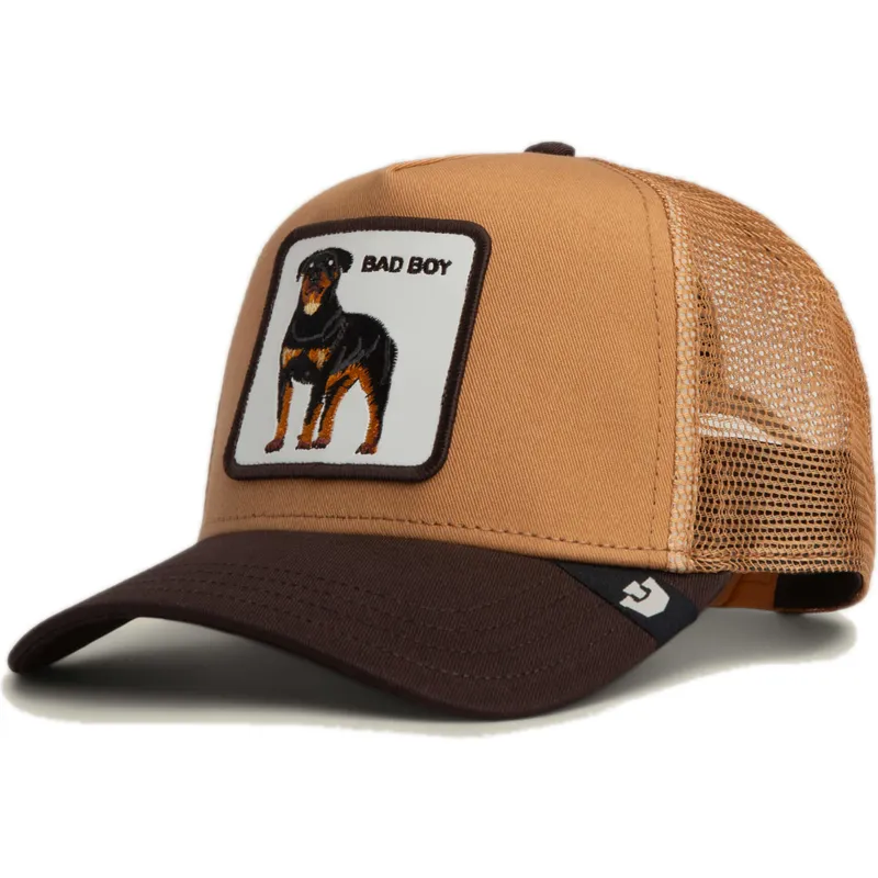 gorra-trucker-marron-rottweiler-bad-boy-the-farm-de-goorin-bros