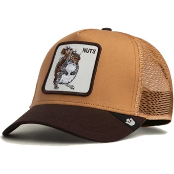 Čepice zaoblená hnědá snapback Nuts The Farm Goorin Bros.