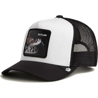 Čepice zaoblená žádné zvíře černá snapback serpiente Outlaw The Farm The Farm de Goorin Bros.