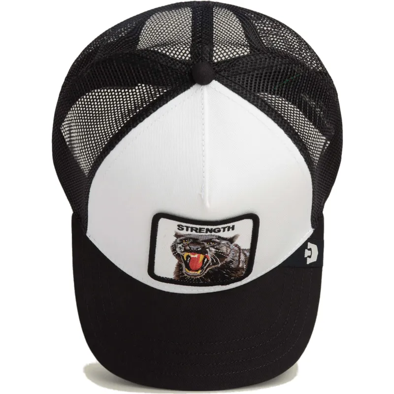 gorra-trucker-blanca-y-negra-pantera-strength-panther-the-farm-de-goorin-bros