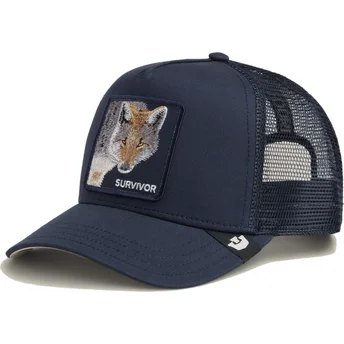 Čepice zaoblená žádné zvíře námořnická modrá snapback lobo Survivor The Farm The Farm de Goorin Bros.