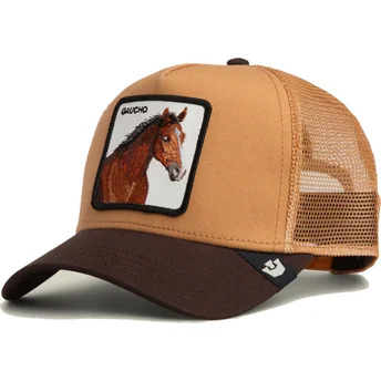 Čepice zaoblená hnědá snapback Gaucho The Farm Goorin Bros.
