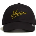 gorra-curva-negra-ajustable-script-papa-de-goorin-bros