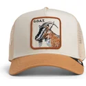 gorra-trucker-marron-para-nino-cabra-goat-mini-the-farm-de-goorin-bros