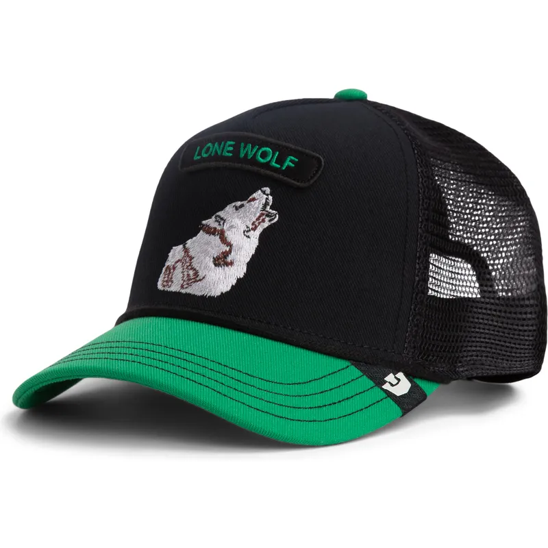 cepice-zaoblena-zadne-zvire-zelena-snapback-lobo-pop-rocker-lone-wolf-the-farm-the-farm-de-goorin-bros