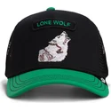 cepice-zaoblena-zadne-zvire-zelena-snapback-lobo-pop-rocker-lone-wolf-the-farm-the-farm-de-goorin-bros