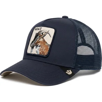Gorra trucker azul marino cabra Edge Goat The Farm de Goorin Bros.