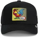 cepice-zaoblena-cerna-snapback-cock-rooster-pop-art-2-the-farm-goorin-bros