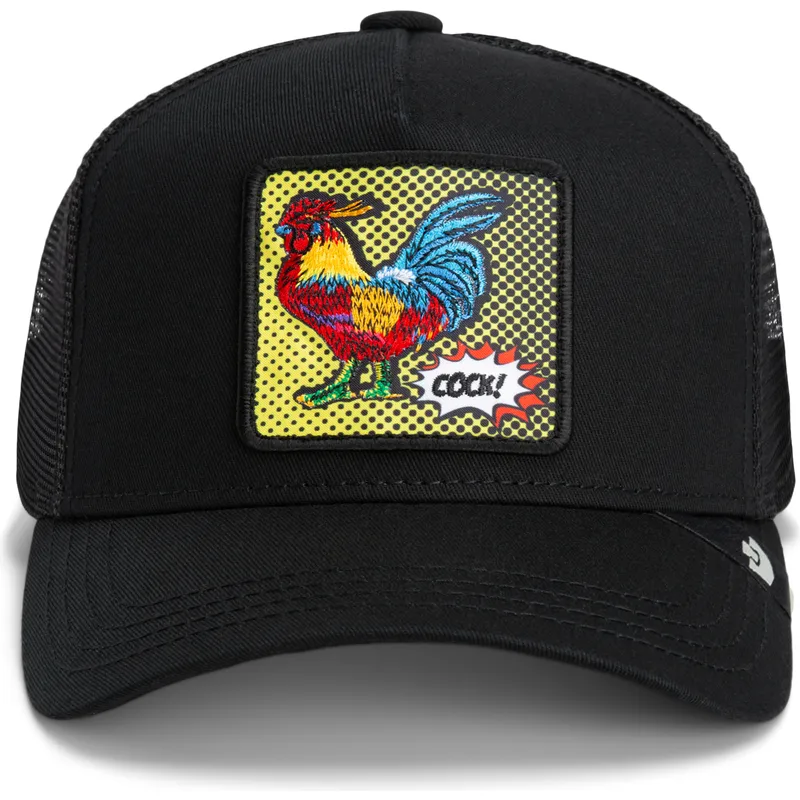 cepice-zaoblena-zadne-zvire-cerna-snapback-gallo-cock-rooster-pop-art-2-the-farm-the-farm-de-goorin-bros