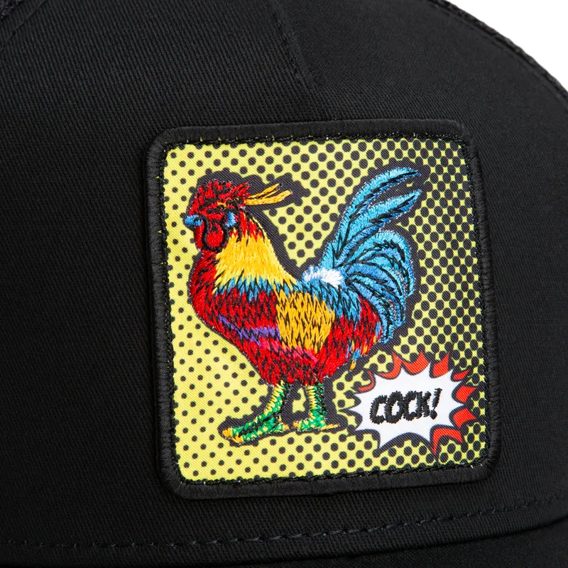 cepice-zaoblena-zadne-zvire-cerna-snapback-gallo-cock-rooster-pop-art-2-the-farm-the-farm-de-goorin-bros