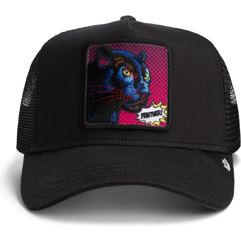 gorra-trucker-negra-pantera-panther-pop-art-2-the-farm-de-goorin-bros