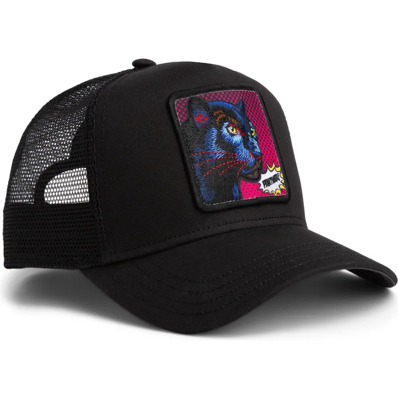 cepice-zaoblena-cerna-snapback-panther-pop-art-2-the-farm-goorin-bros