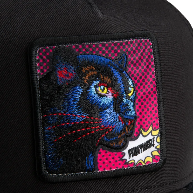 cepice-zaoblena-zadne-zvire-cerna-snapback-pantera-panther-pop-art-2-the-farm-the-farm-de-goorin-bros