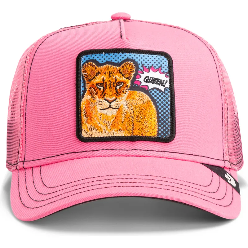trucker-keps-rosa-lejoninna-queen-pop-art-2-the-farm-fran-goorin-bros