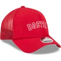 rote-trucker-kappe-9forty-apex-bp-letters-der-boston-red-sox-mlb-von-new-era