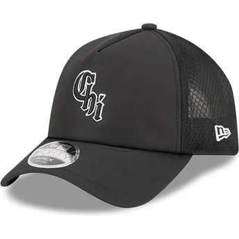 Čepice zaoblená černá snapback 9FORTY APEX BP Chi Chicago White Sox MLB New Era