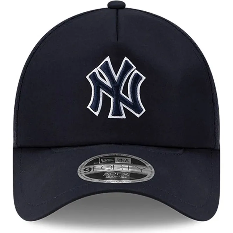 truckerkeps-marinbla-med-marinblatt-logo-9forty-apex-batting-practice-fran-new-york-yankees-mlb-fran-new-era