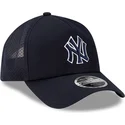 truckerkeps-marinbla-med-marinblatt-logo-9forty-apex-batting-practice-fran-new-york-yankees-mlb-fran-new-era
