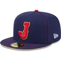 marineblaue-angepasste-59fifty-flatcap-japan-2026-world-baseball-classic-von-new-era