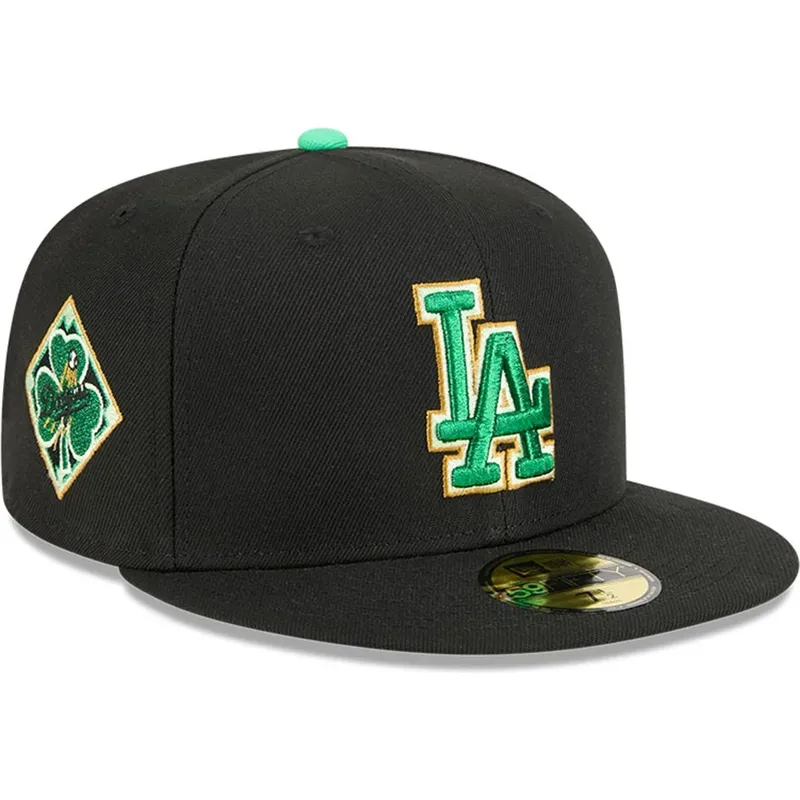 cepice-rovna-cerna-prilehava-59fifty-saint-patrick-s-day-los-angeles-dodgers-mlb-new-era