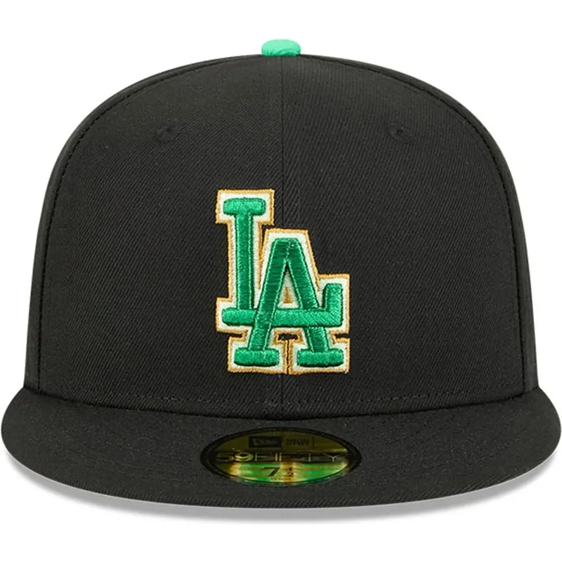 cepice-rovna-cerna-prilehava-59fifty-saint-patrick-s-day-los-angeles-dodgers-mlb-new-era